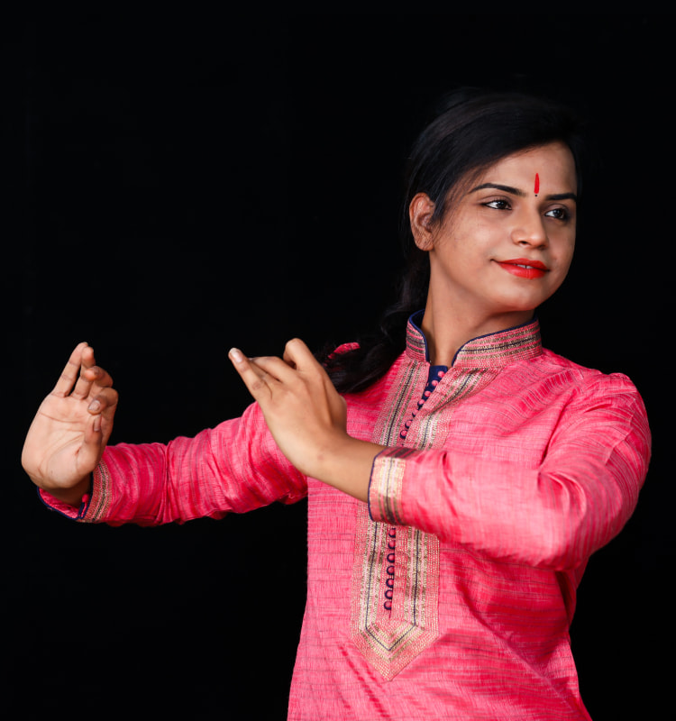 Shabaz Shaikh Natawari Dancer of Jankiprasad Kathak Gharana of Banaras