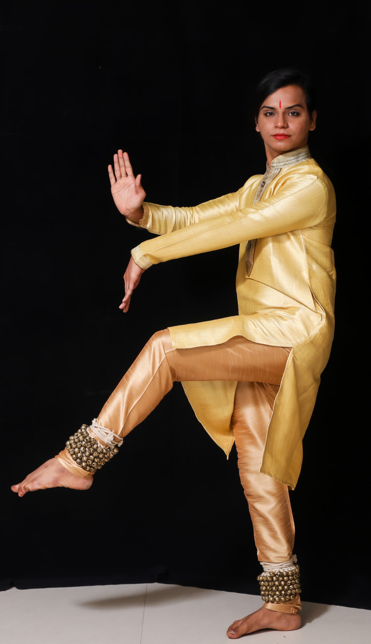 Shabaz Shaikh Natawari Dancer of Jankiprasad Kathak Gharana of Banaras